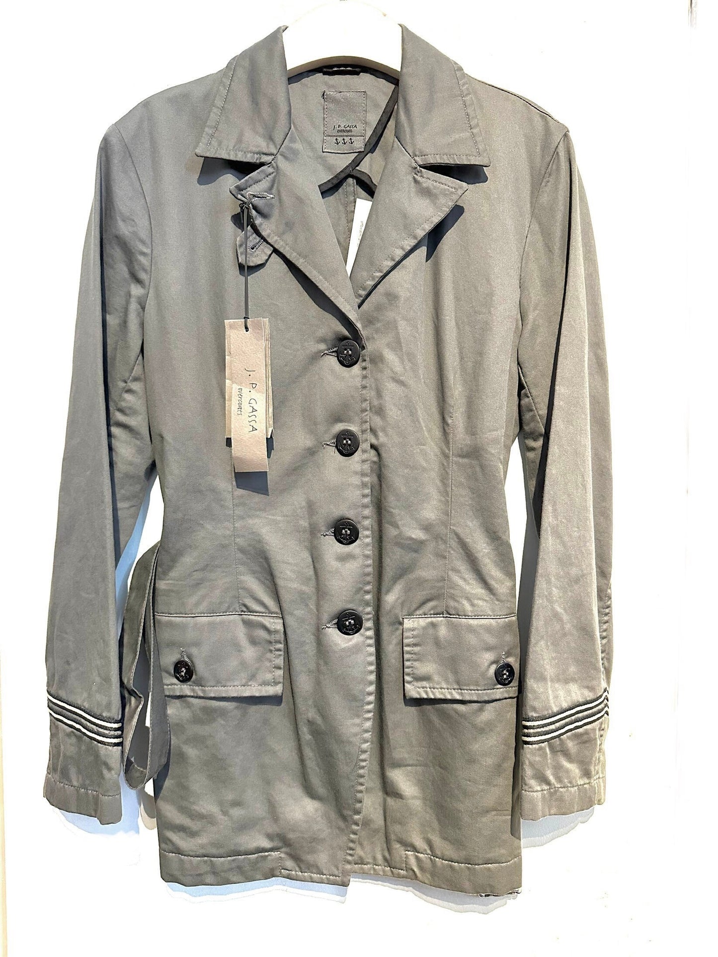 Jean Paul Gassa sailor style jacket with fancy anchor/ striped details, NOS 80s