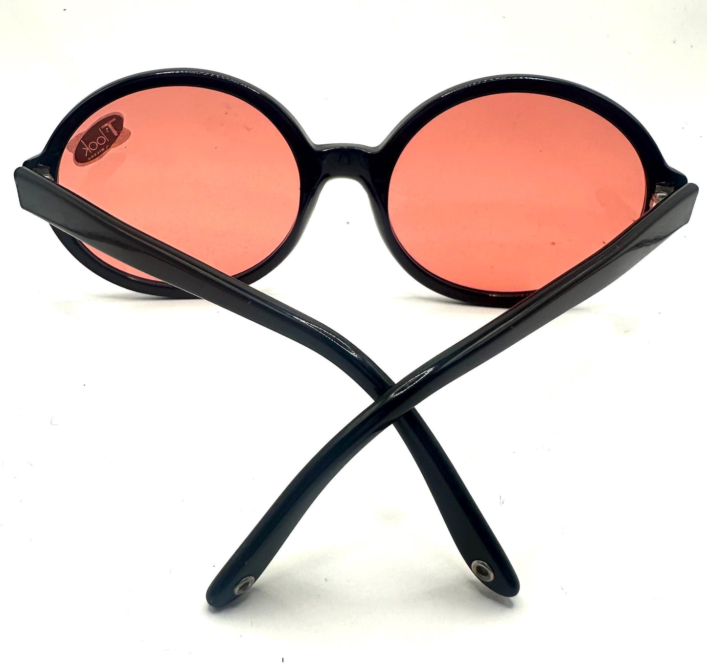 T-Look round oversized sunglasses w tinted lenses, coming in many colorways, NOS 90s Italy