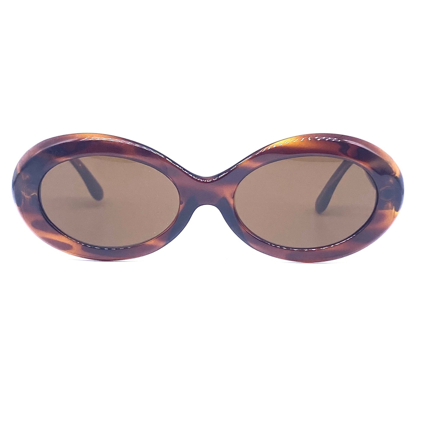 Mario Valentino Cobain style oval cello sunglasses in 3 colorways, NOS 90s