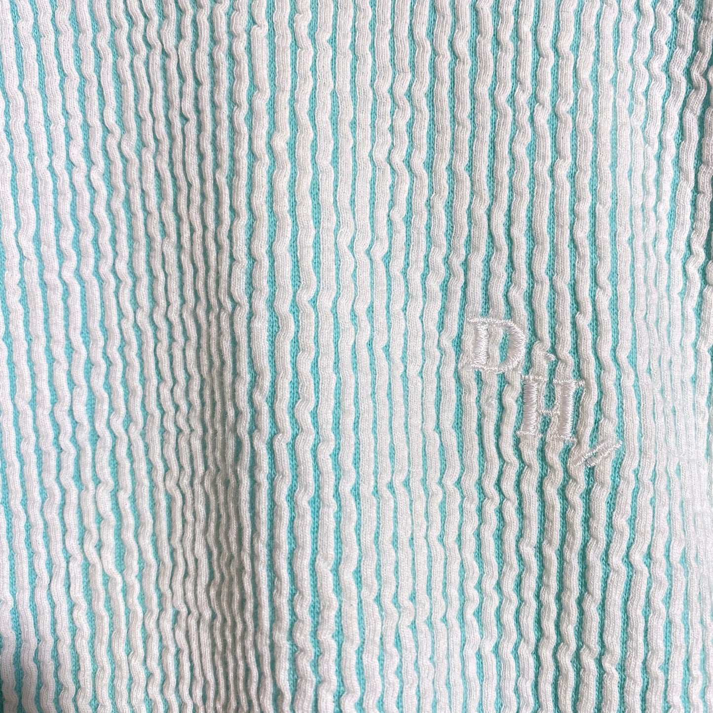 Daniel Hechter 80s tennis sweatshirt, seagreen/ white ribs new with tags