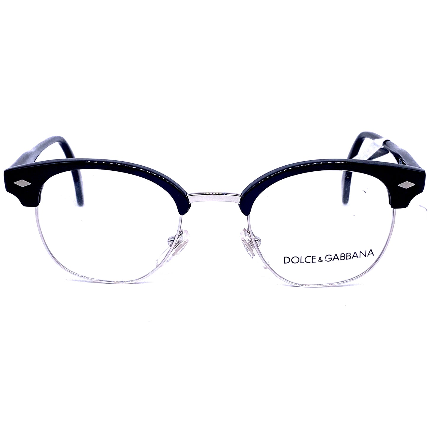 Dolce & Gabbana 901 club-master style browline eyeglasses frames, NOS 90s Italy