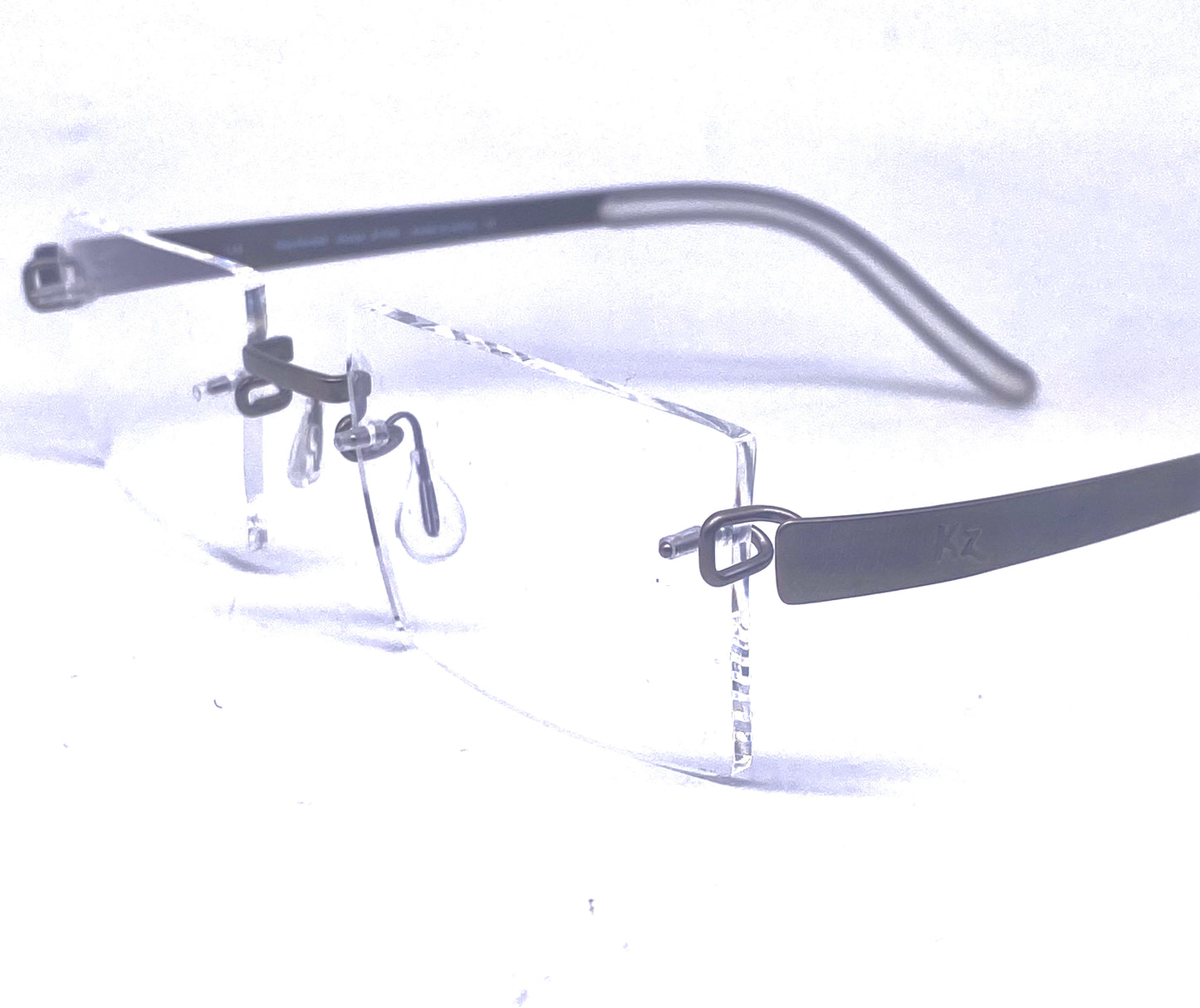 Kazuo Kawasaki / Masunaga B Titan MP704 rimless frames handmade in Japan, NoS