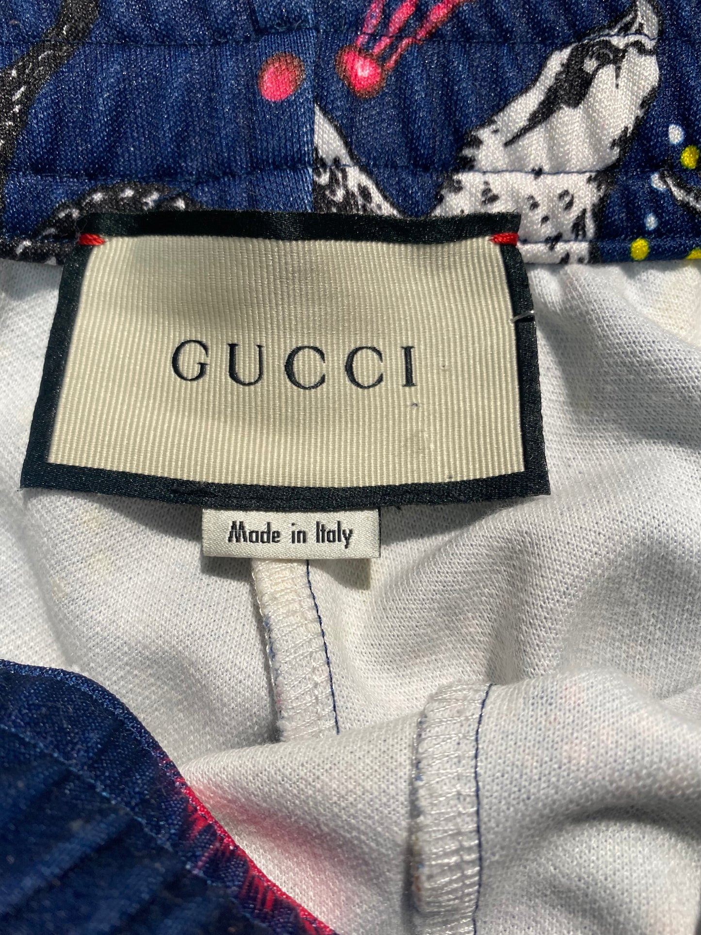 Gucci Space Animals blue trackpants in great condition sz M