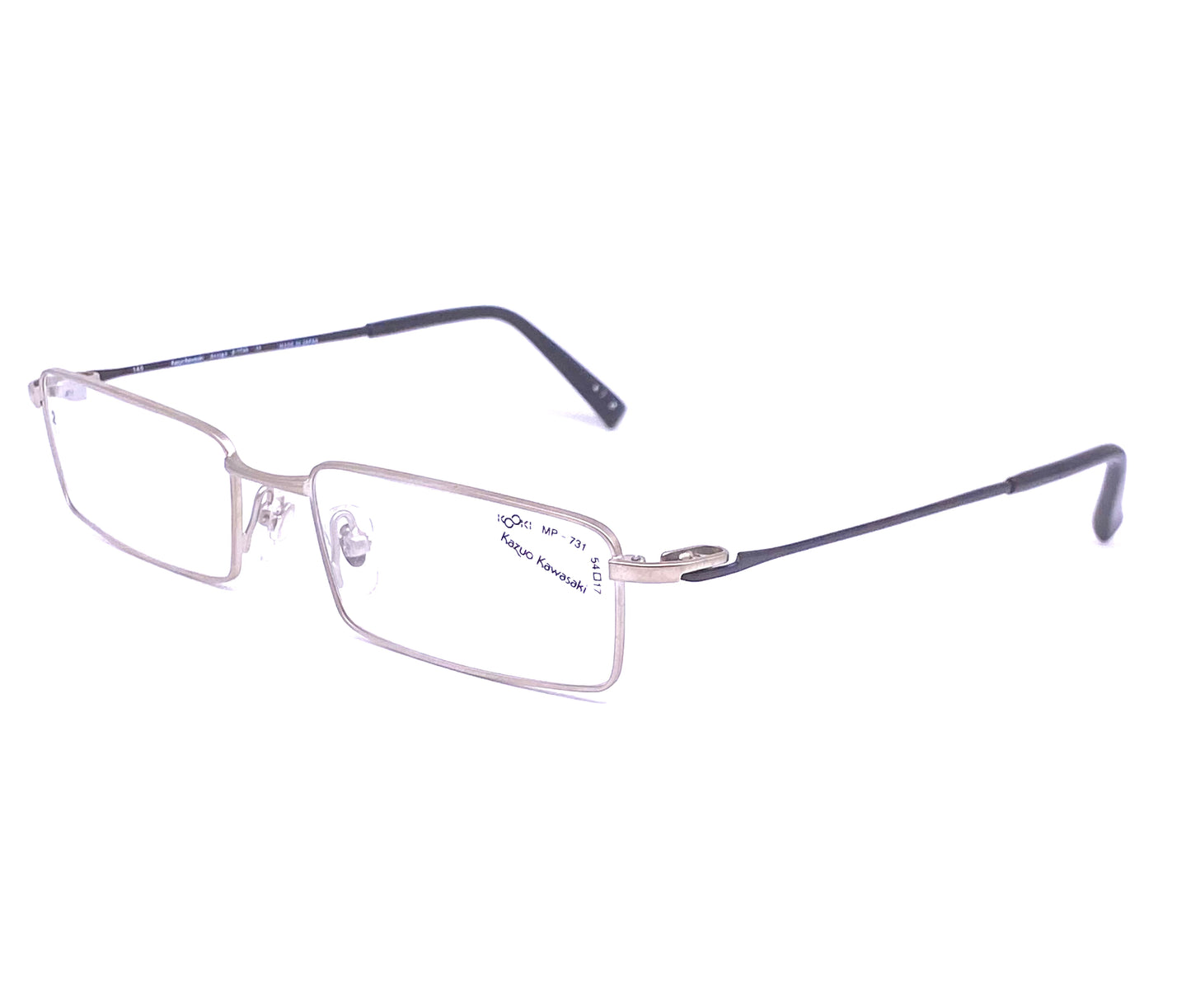 Kazuo Kawasaki MP731 minimalist rectangular B-Titan frames, 3 colors NOS