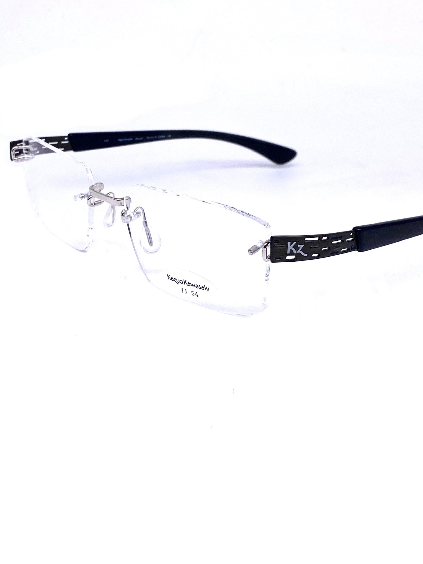 Masunaga- Kazuo Kawasaki MP707 rimless B-Titan glasses frames hand made in Japan