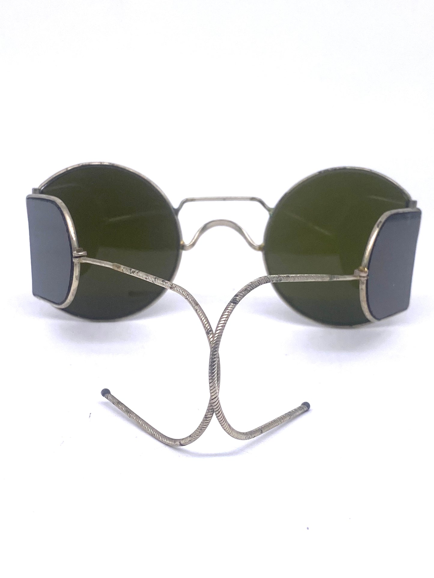 Russian Army Aviator side shield goggles, Early 20th century NOS