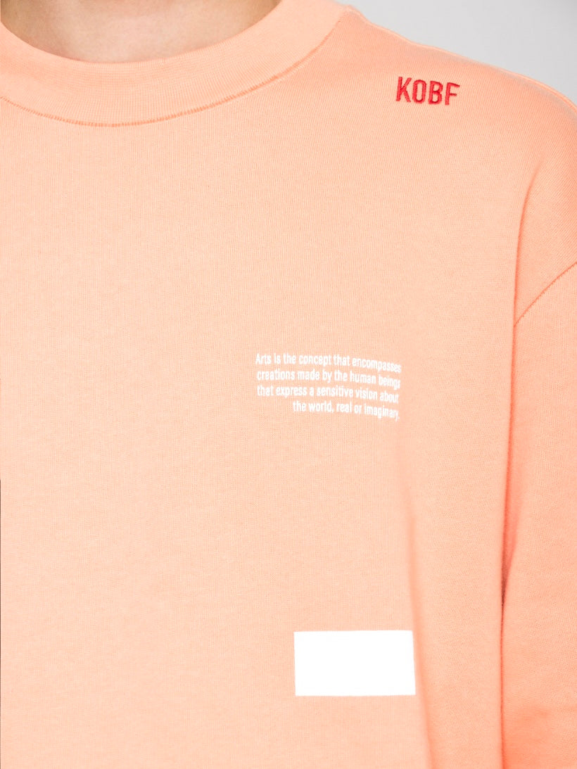 Kids of Broken Future “coral” crewneck cotton sweatshirt BNWT