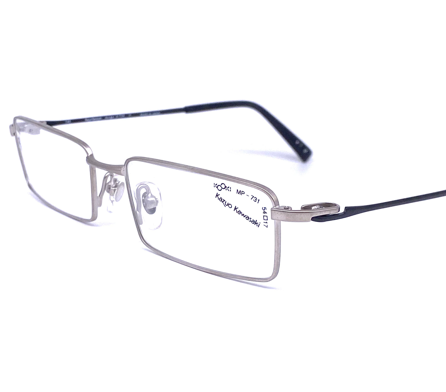 Kazuo Kawasaki MP731 minimalist rectangular B-Titan frames, 3 colors NOS