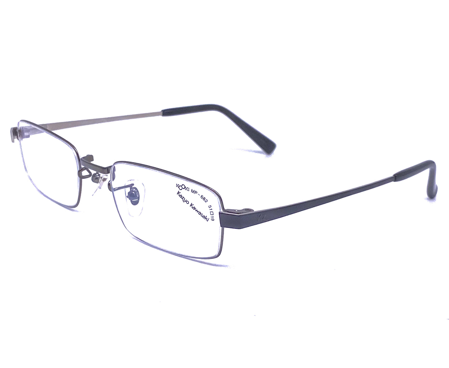 Kazuo Kawasaki/ Masunaga MP 682 ultra thin rectangular titanium eyeglasses made Japan, 4 colorways