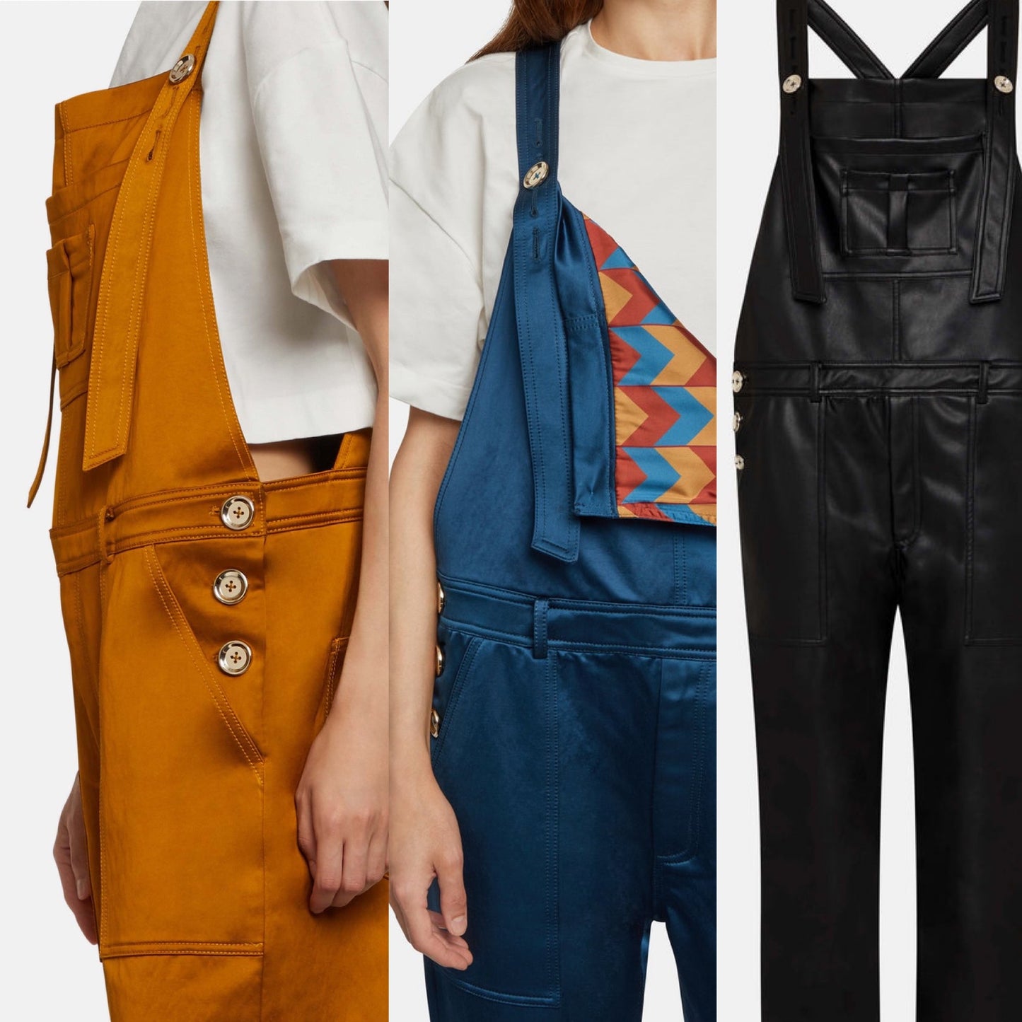 Febe Milano Dungarees in a variety of colors