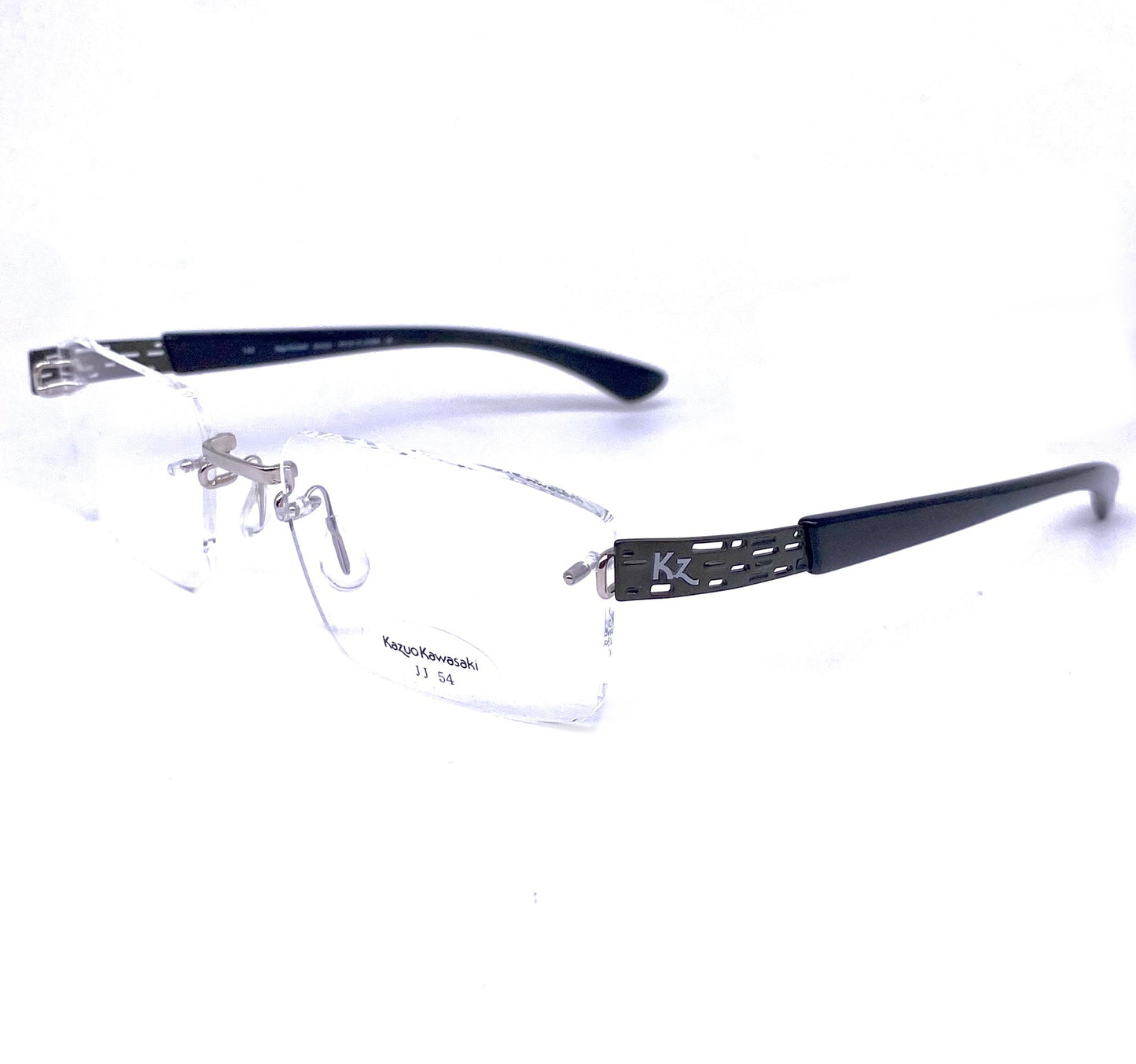 Masunaga- Kazuo Kawasaki MP707 rimless B-Titan glasses frames hand made in Japan