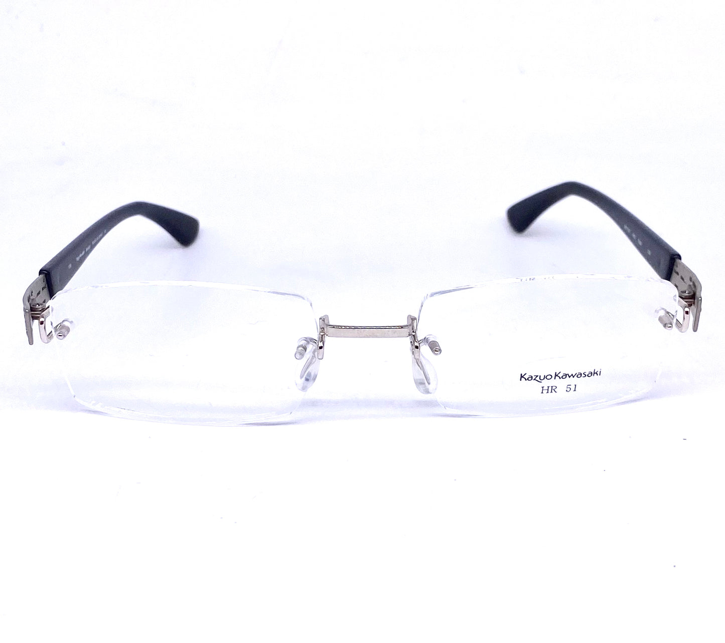 Masunaga- Kazuo Kawasaki MP707 rimless B-Titan glasses frames hand made in Japan