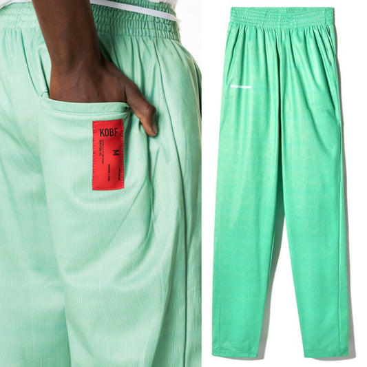 Kids of Broken Future Green pinstripe trackpants XL BNWT
