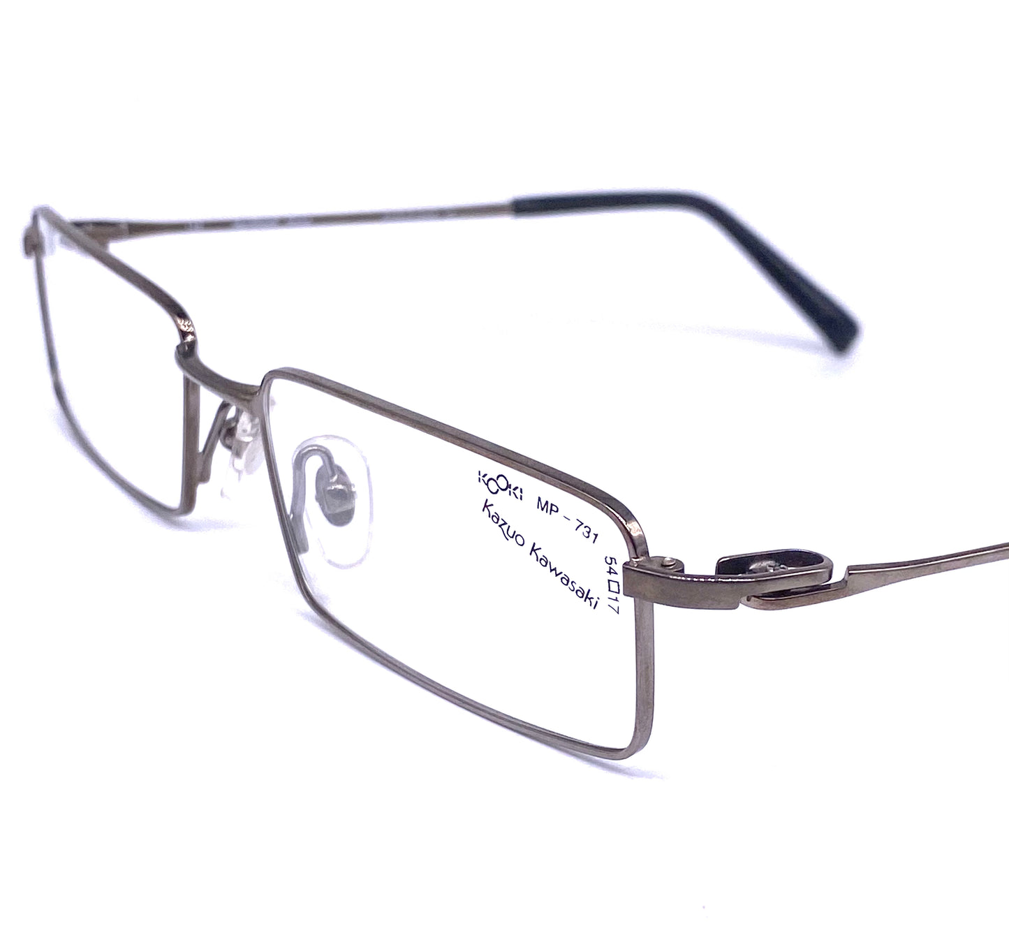 Kazuo Kawasaki MP731 minimalist rectangular B-Titan frames, 3 colors NOS