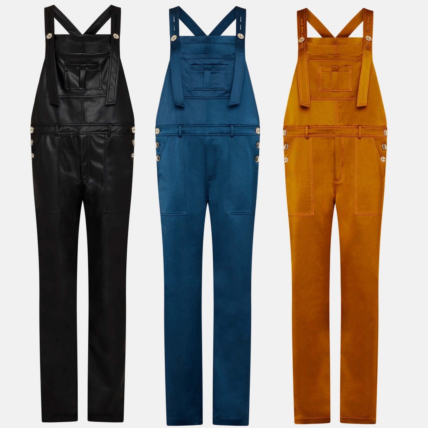 Febe Milano Dungarees in a variety of colors