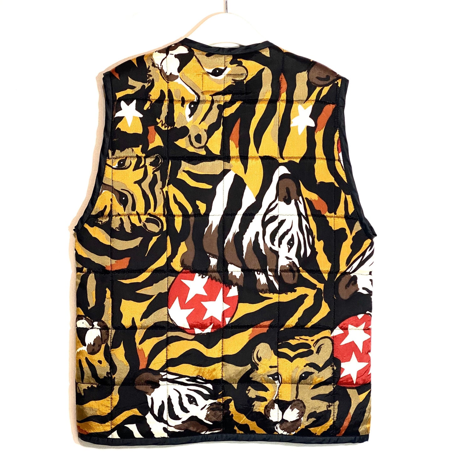 Iceberg 90s baroque tiger/zebra animalier vest, great condition, sz 42
