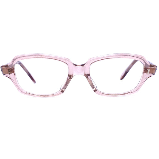 Röhm 1940s translucent pink square baby girls  kids glasses frames, NOS Germany