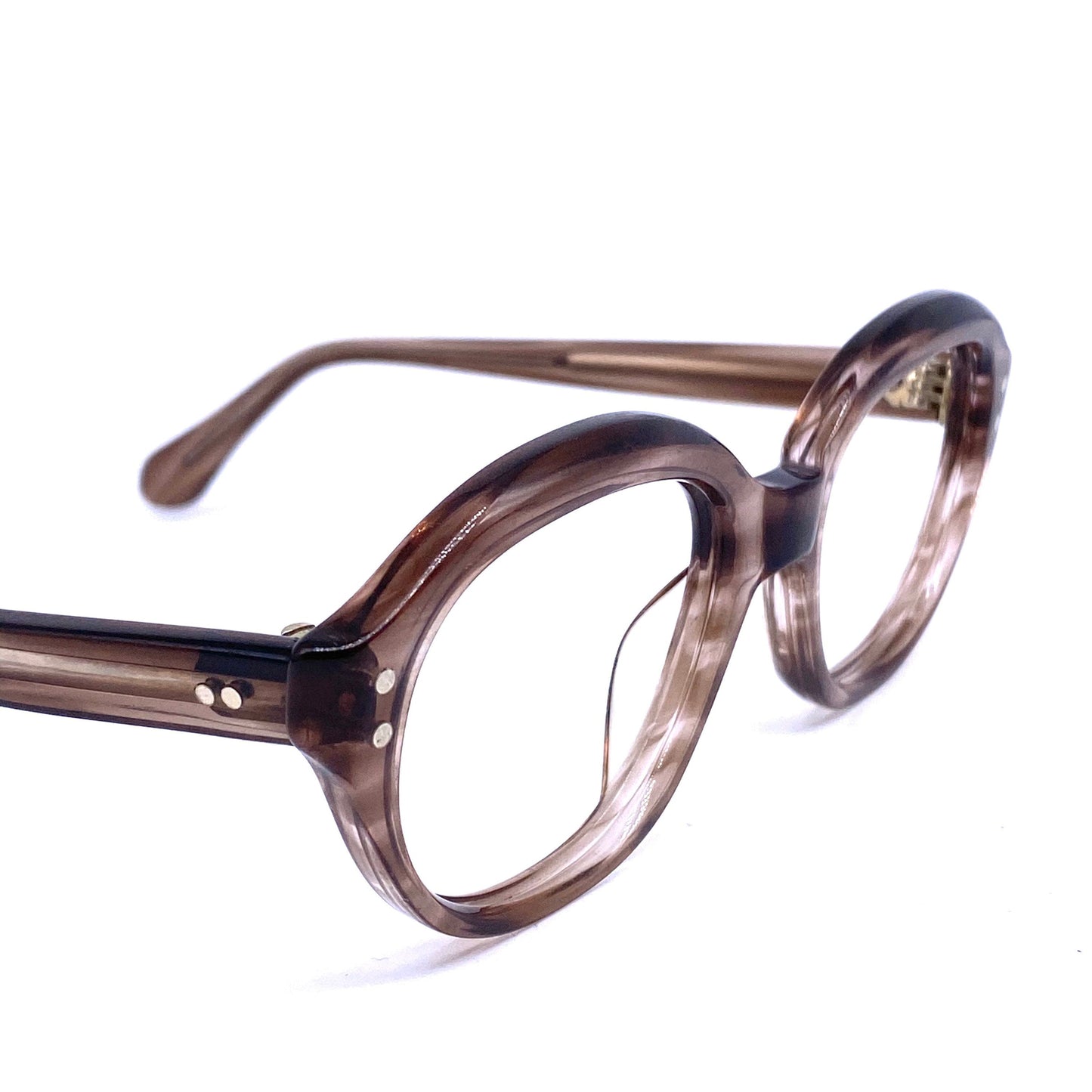 Röhm 1950s oval horn rim kids eyeglasses frames, NOS in 2 colors, 4 sizes.