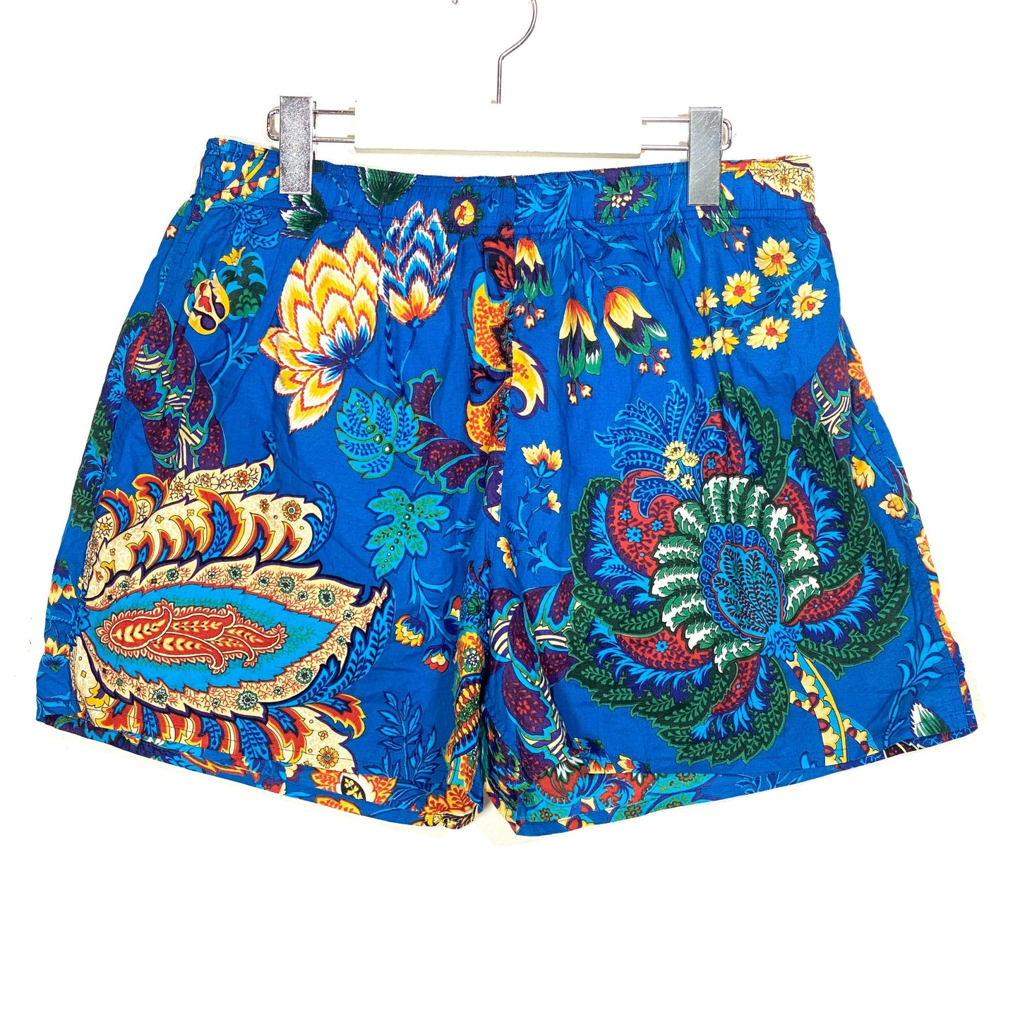 Brooksfield NWT 90s blue paisley printed swim shorts sz 52, 54 new