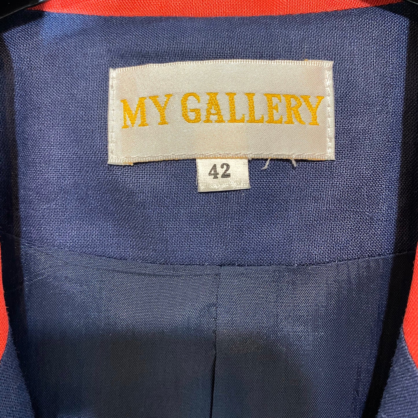 My Gallery 80s yachting style ladies linen blazer with mariner themed embroideries, new with tags