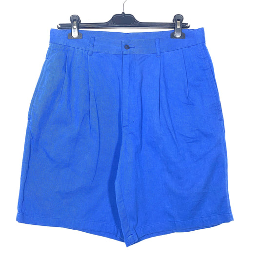 Etro Milano primary blue cotton Bermuda shorts sz 50, mint condition.