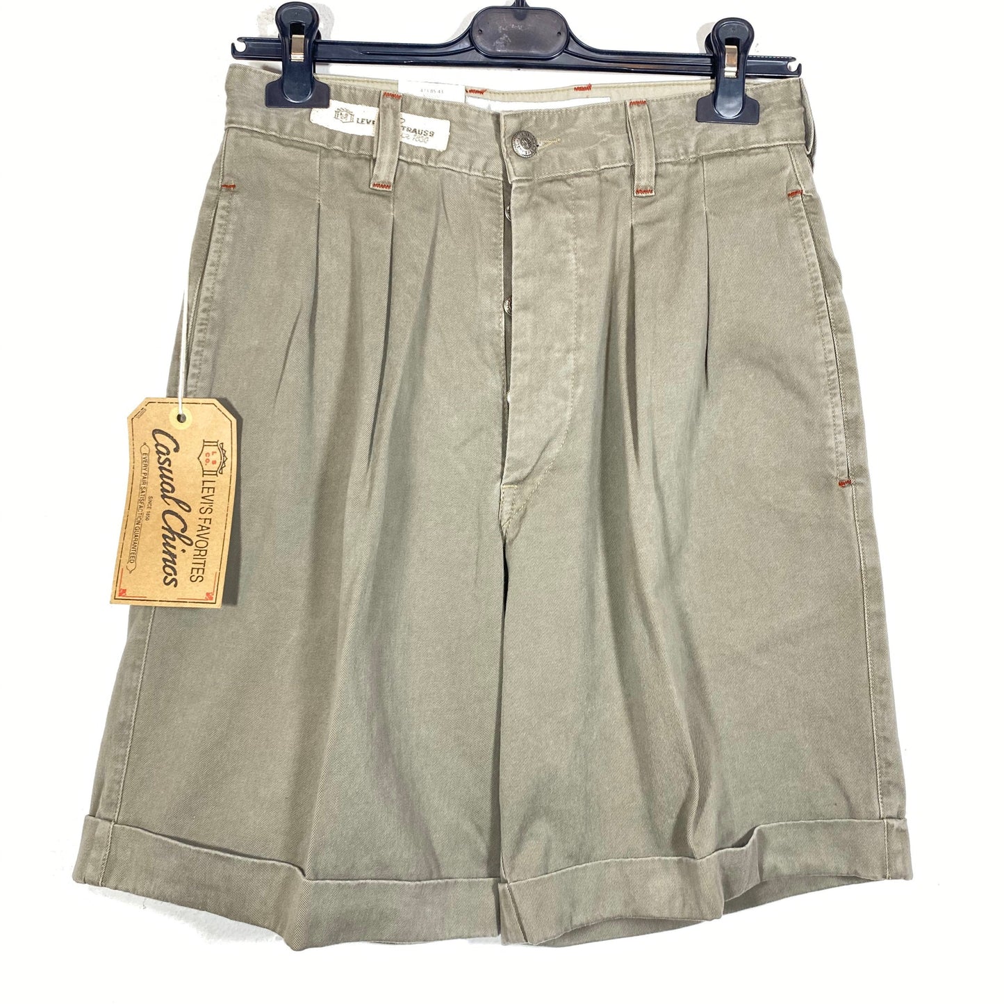 Levi’s the Original casual chinos vintage cotton shorts, new with tags sz 29 2 colorways