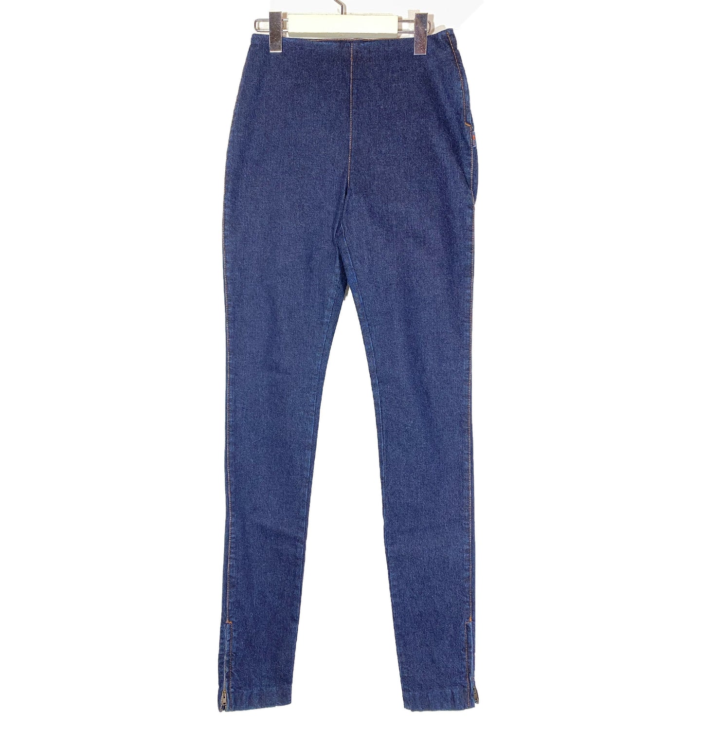 Jean’s Paul Gaultier indigo dark blue denim ladies slim fit trousers, new with tags sz 40 (26/27)