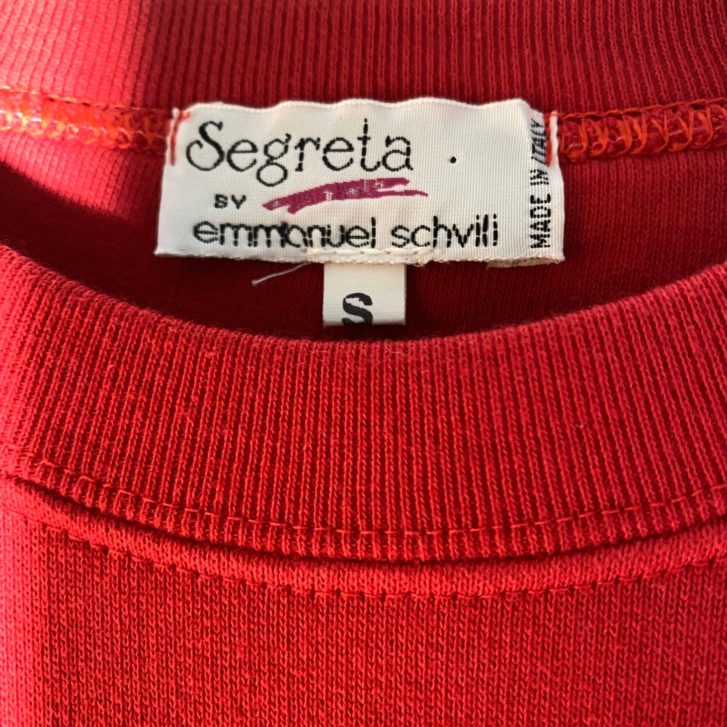 Segreta by Schvili Tom & Jerry camera embroidered sweatshirt, mint condition sz S oversized fit
