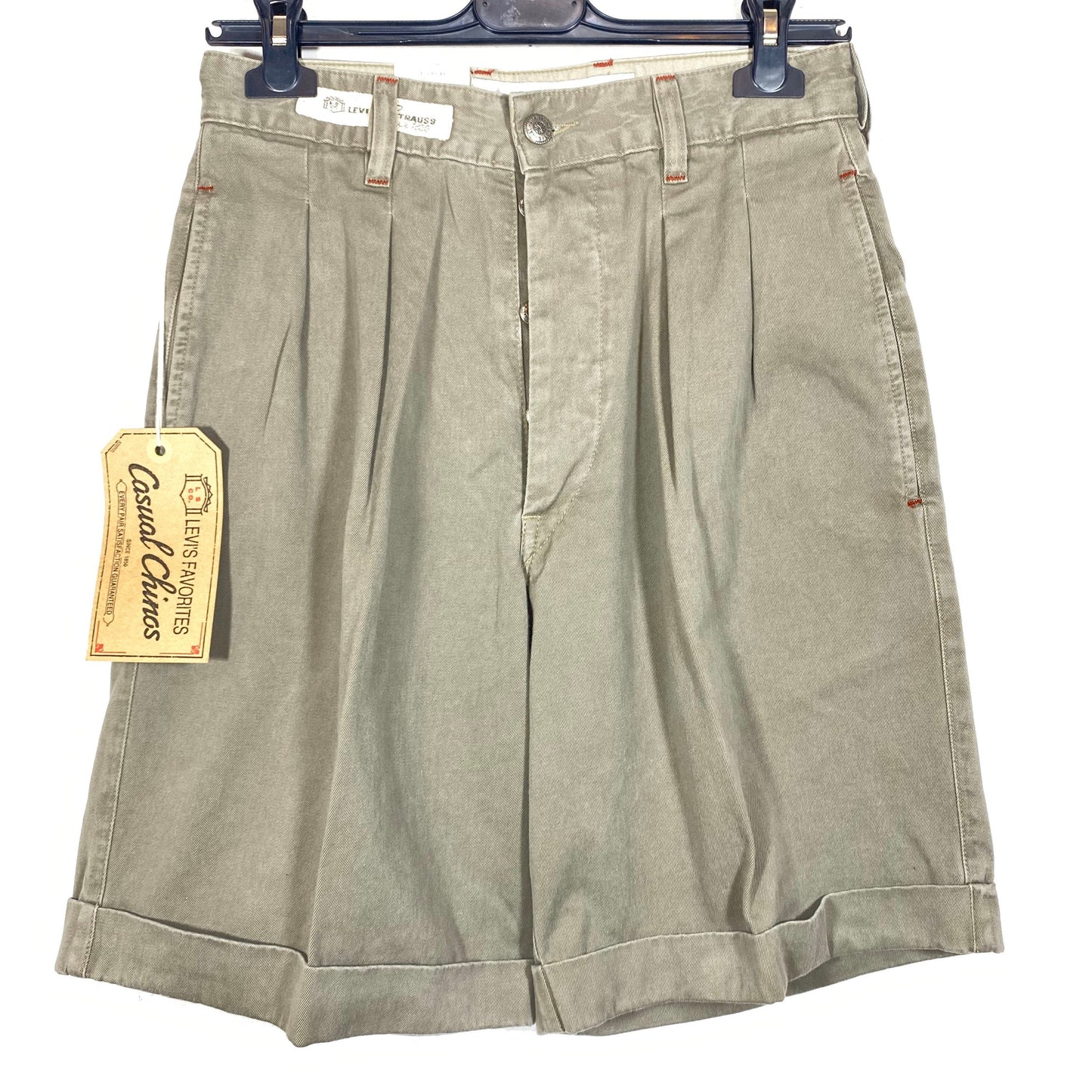 Levi’s the Original casual chinos vintage cotton shorts, new with tags sz 29 2 colorways