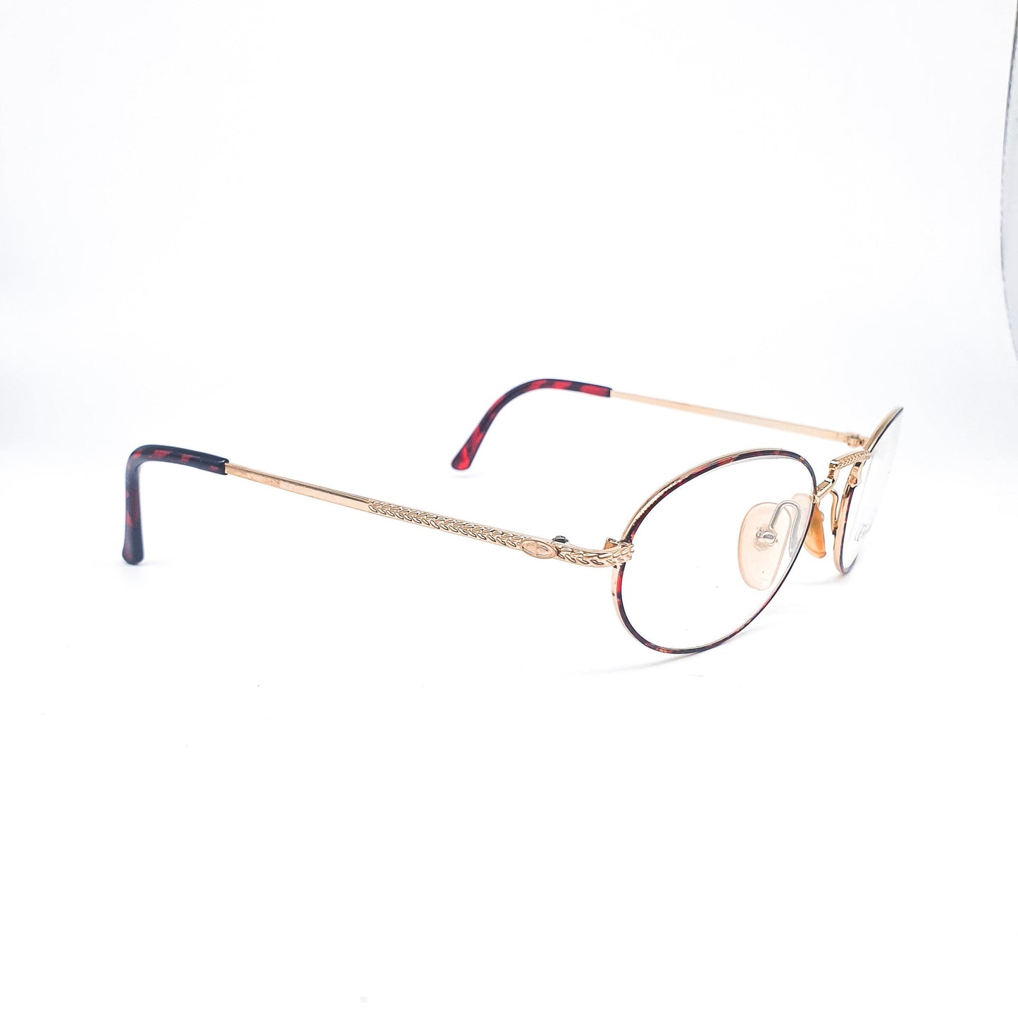 Christian Dior 2855 Oval tortoise gold Metal Eyeglasses Frame no’s 80s Austria