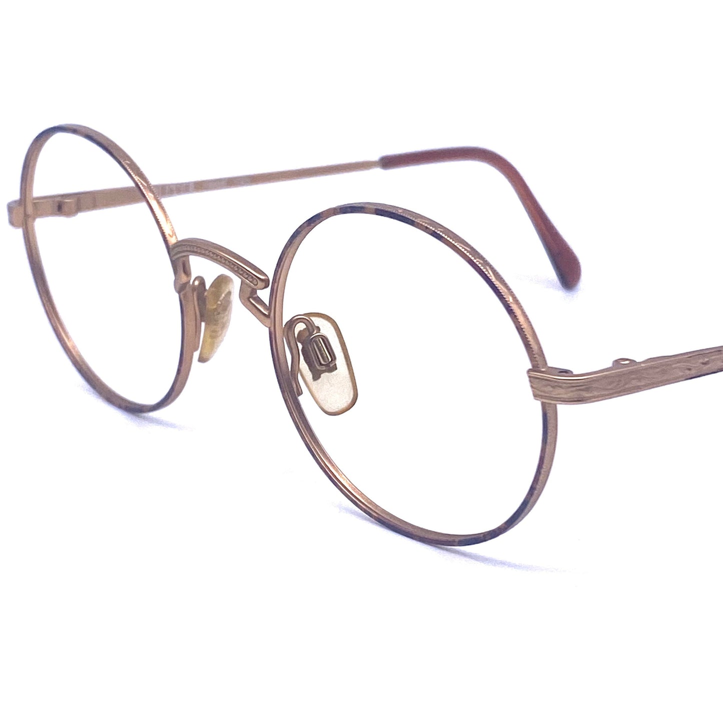 Oliver 1314 1038 Oval tortoise Metal Eyeglasses Frame no’s 80s Italy