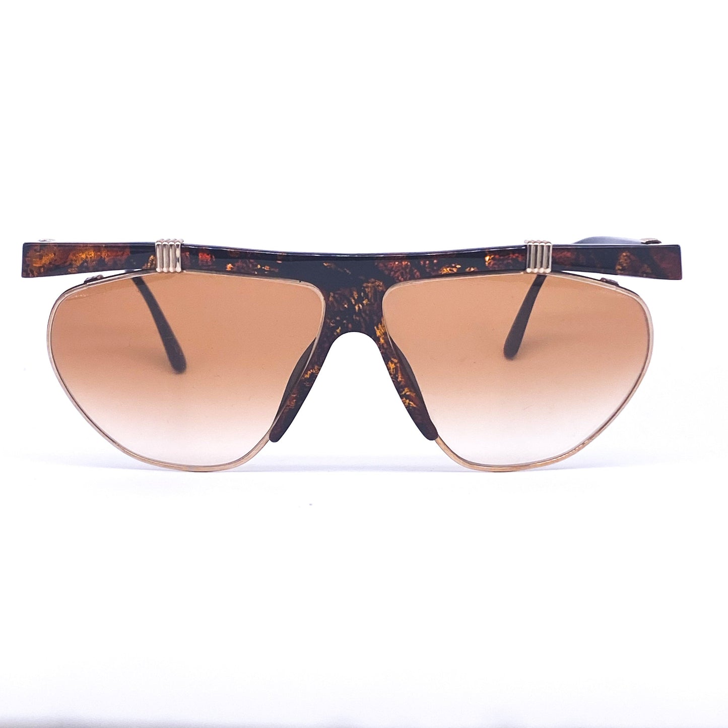 Christian Dior 2555 l cool butterfly wrap sunglasses in Brown or black Tortoise  80s Made in Germany