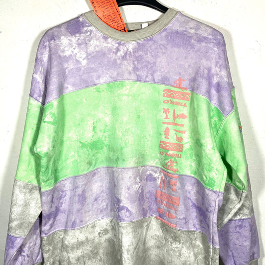 O’Neill 90s NWT tie dye surf/grunge style grey/purple/green sweatshirt, new with tags