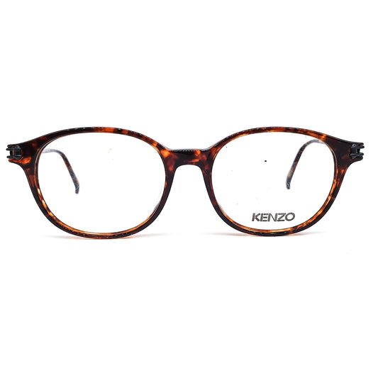 Kenzo k367 ENCKE vintage classic wayfarer style brown tortoise acetate eyeglasses frames, 80s France
