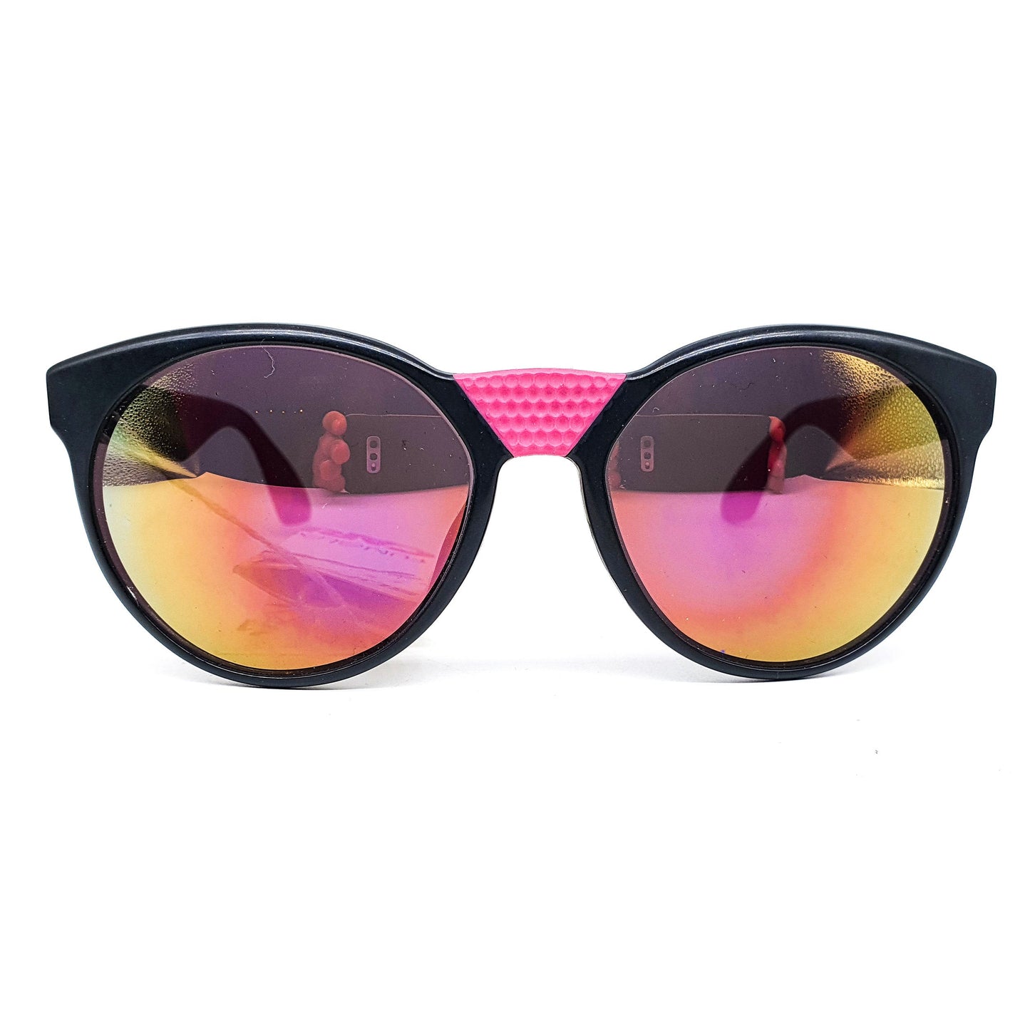 Sunjet by Carrera hip multicolour round sunglasses with soft silicon ear hook, 1980s NOS