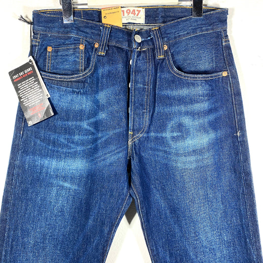 Levi’s 501 1947 LTD edition sz 31/34 indigo deep blue jeans / denim trousers, NOs with tags