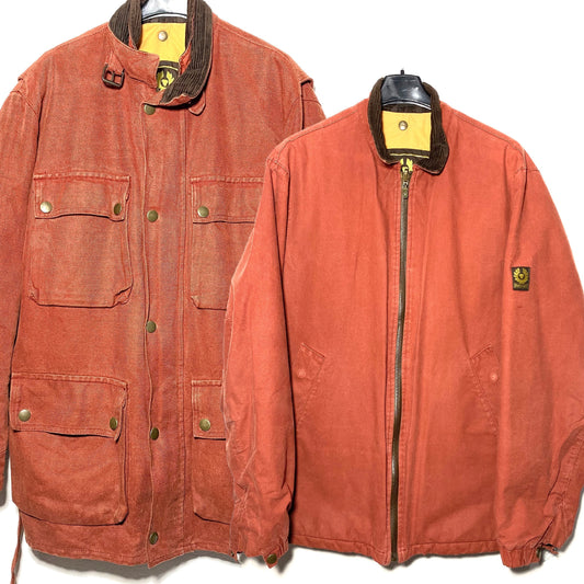 Belstaff fieldmaster 2 in 1 burgundy winter coat & Harrington jacket, great condition