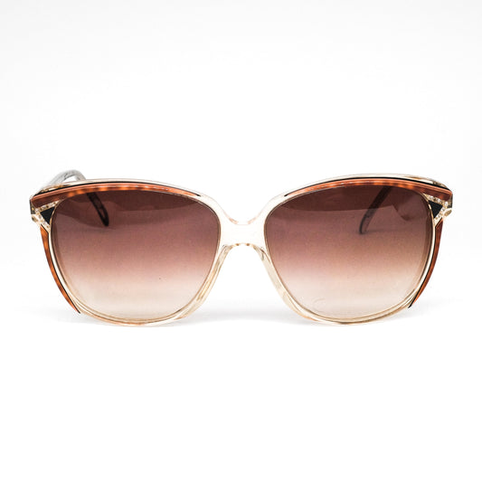 Pierre Cardin 1960s rare square oversized  sunglasses with stunning rim design, great condition