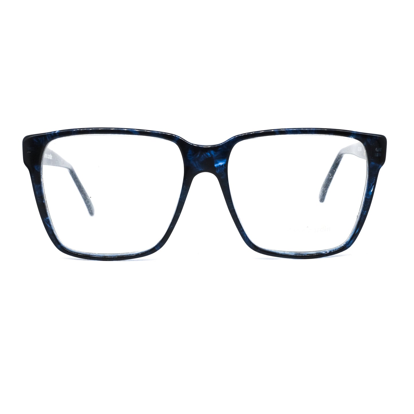 Pierre Cardin 29/3 1960s rare square oversized dark blue tortoise eyeglasses frames, great condition