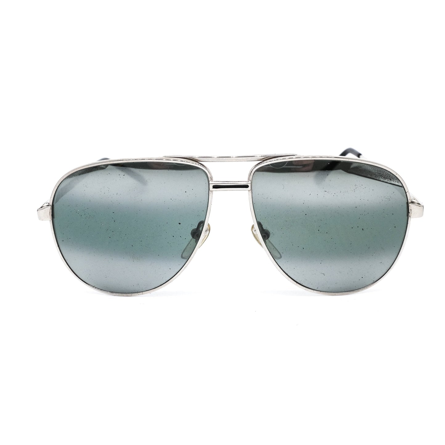 Killy vintage classic silver metal aviator with silver mirrored lenses. new old stock 80s with box