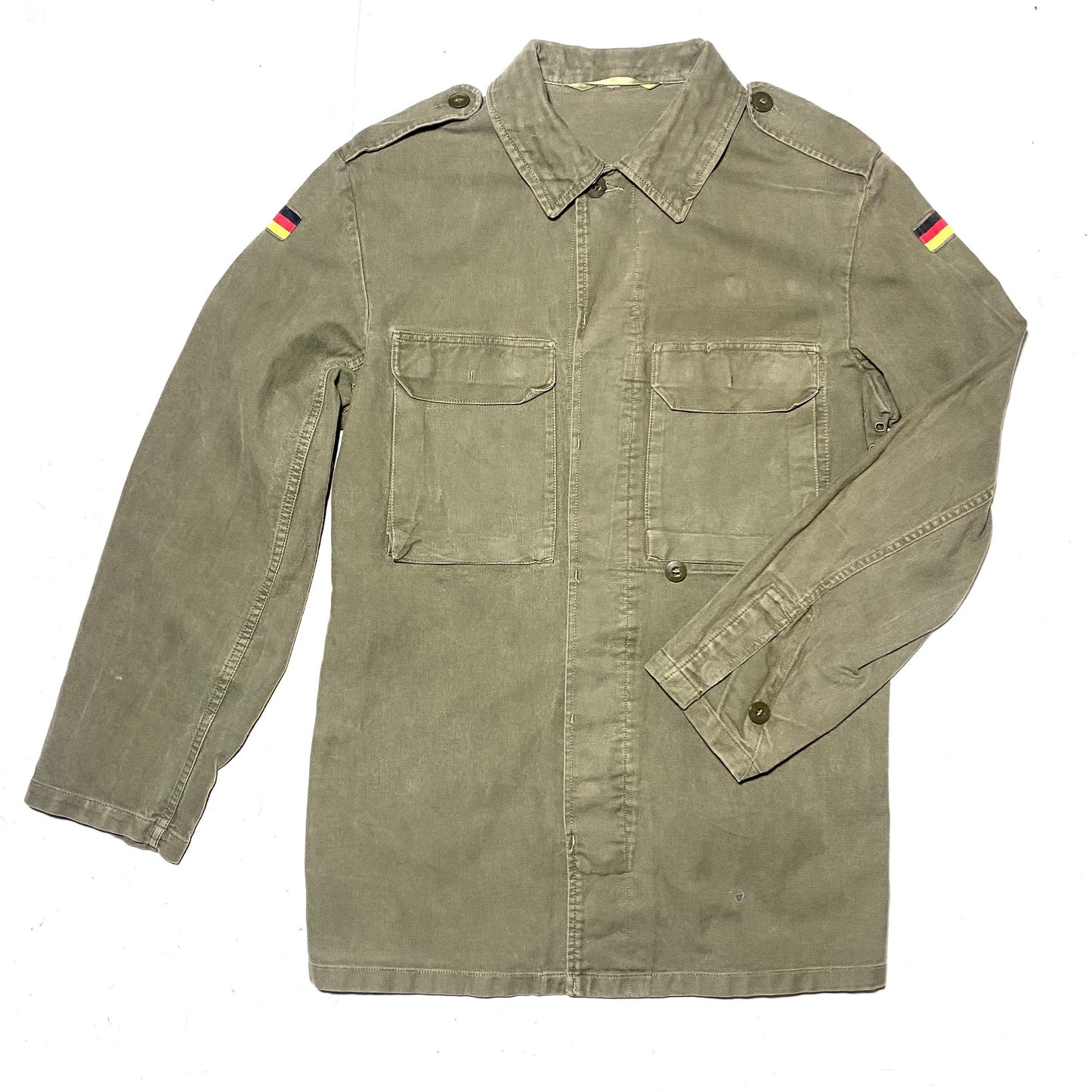 West Germany vintage green canvas military jacket, In perfect conditions