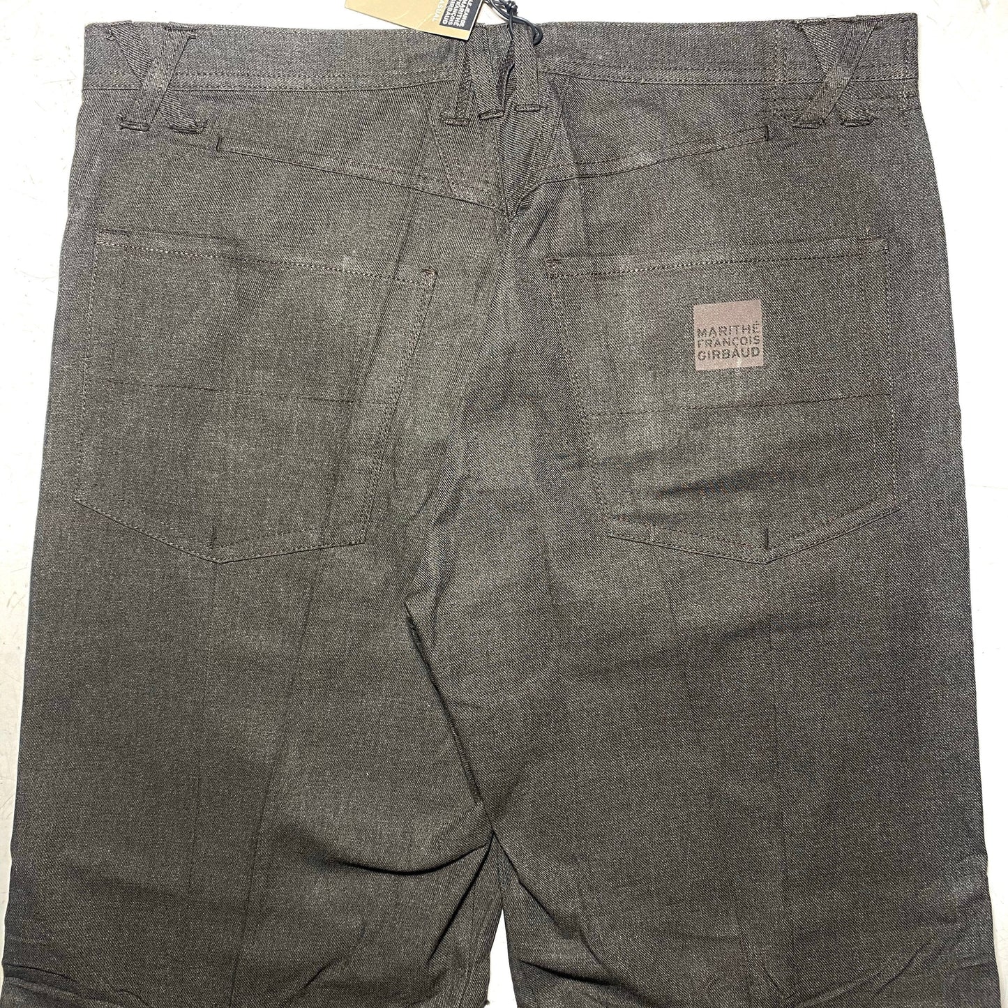 Marithe F. Girbaud greyish brown casual jeans made in Italy, 90s NOS with tags sz 54, US 38