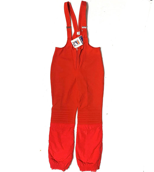 Fila new old stock red Ski salopettes NWT 90s sz 54, US 38