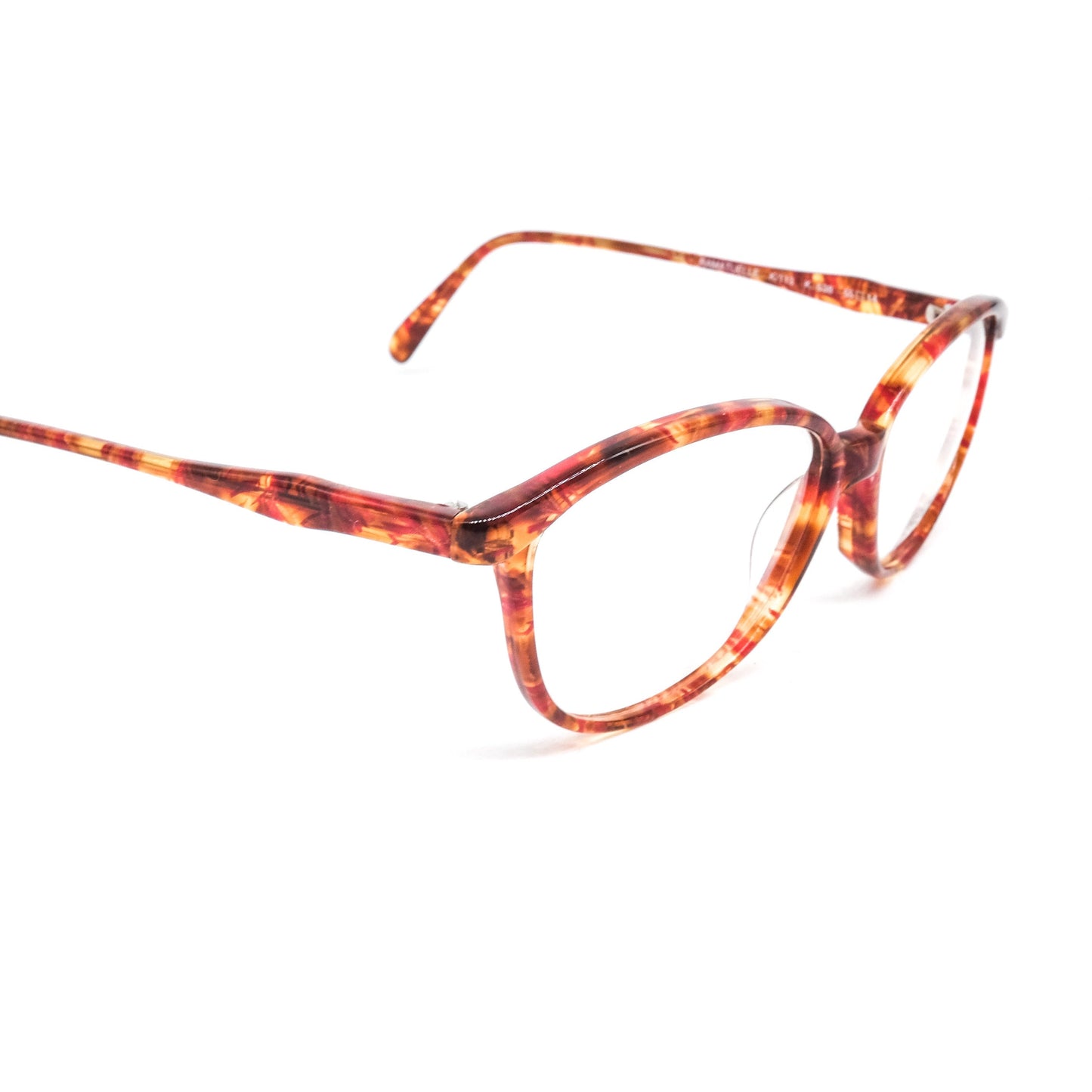 Kenzo k113 classic oval cateye style honey tortoise acetate eyeglasses frames, 80s France