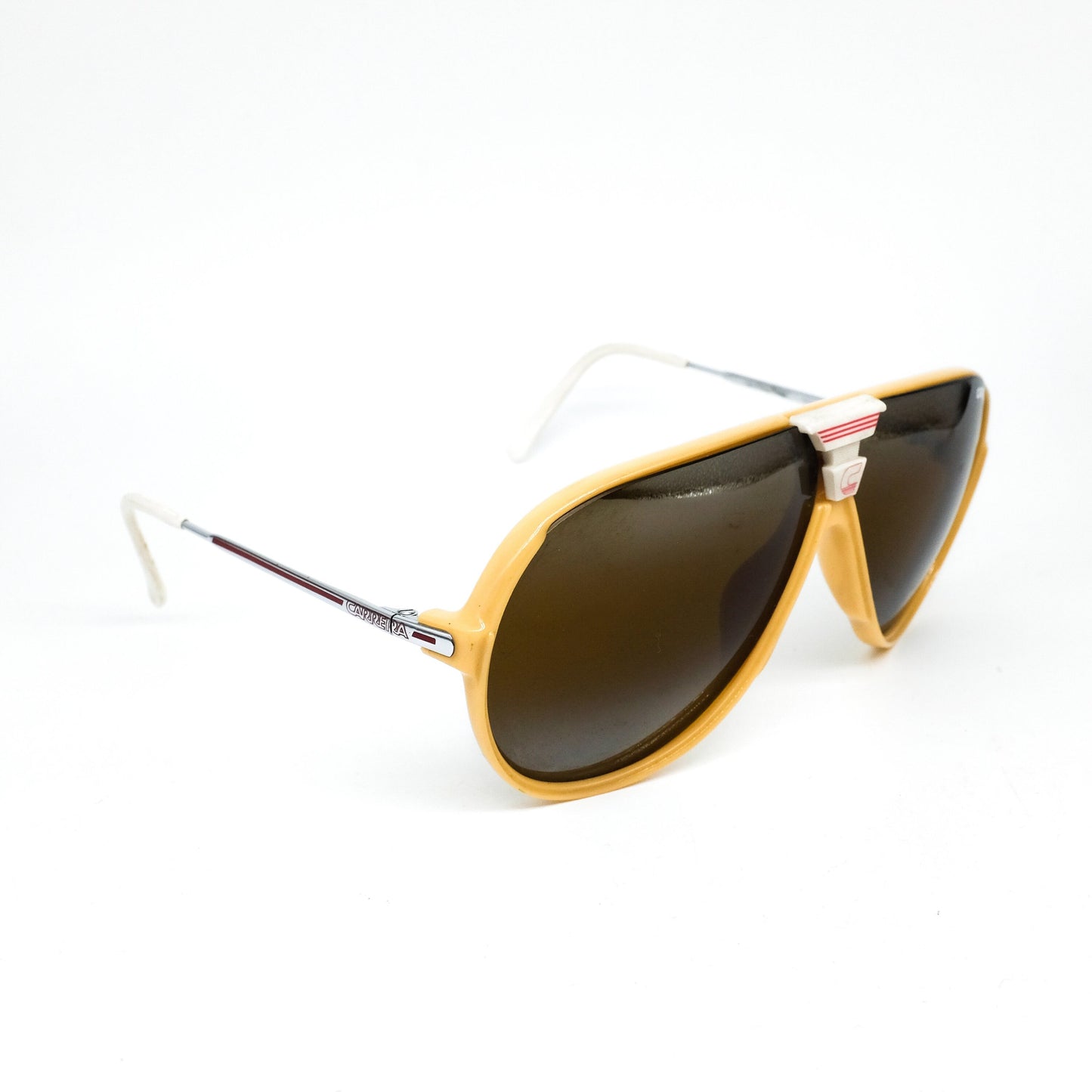 Carrera 5593 sporty aviator sunglasses w snap-off bridge system to substitute the lenses, 2 colorways, NoS 80s