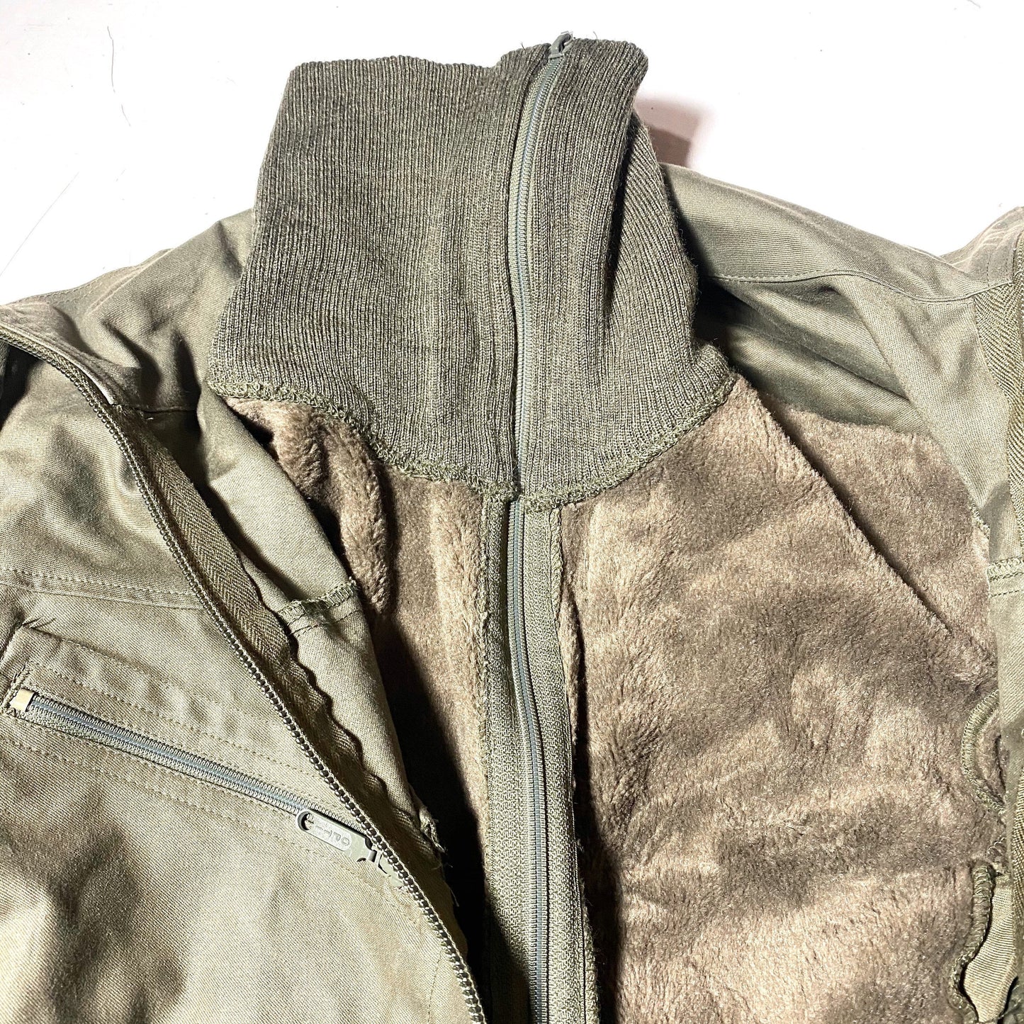 German army 1970s auth. overall tank suit with fleece lining, mint condition.