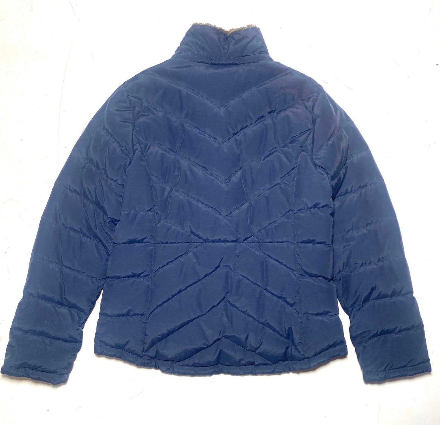 Ralph Lauren navy ladies down goose puffer jacket size L, perfect condition