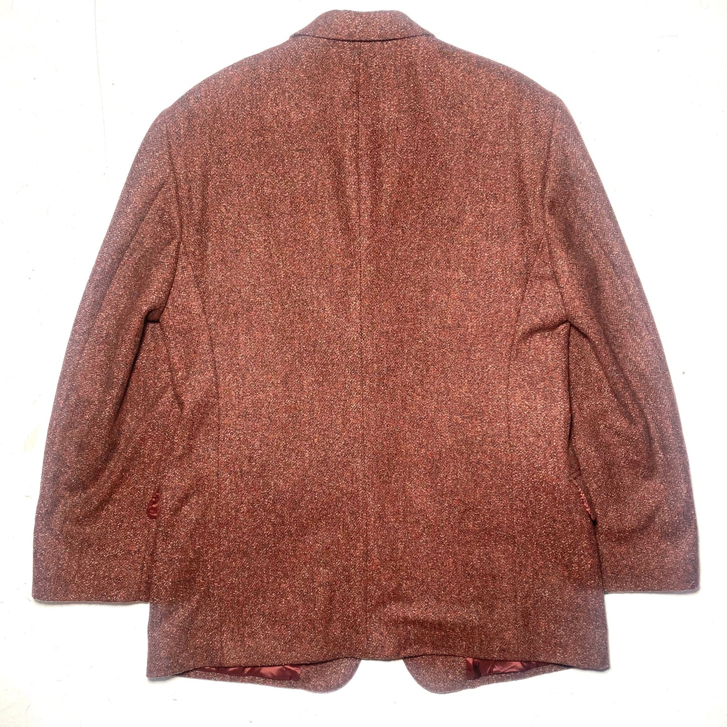 Ungaro pour Homme 80s burgundy melange wool blazer jacket, mint