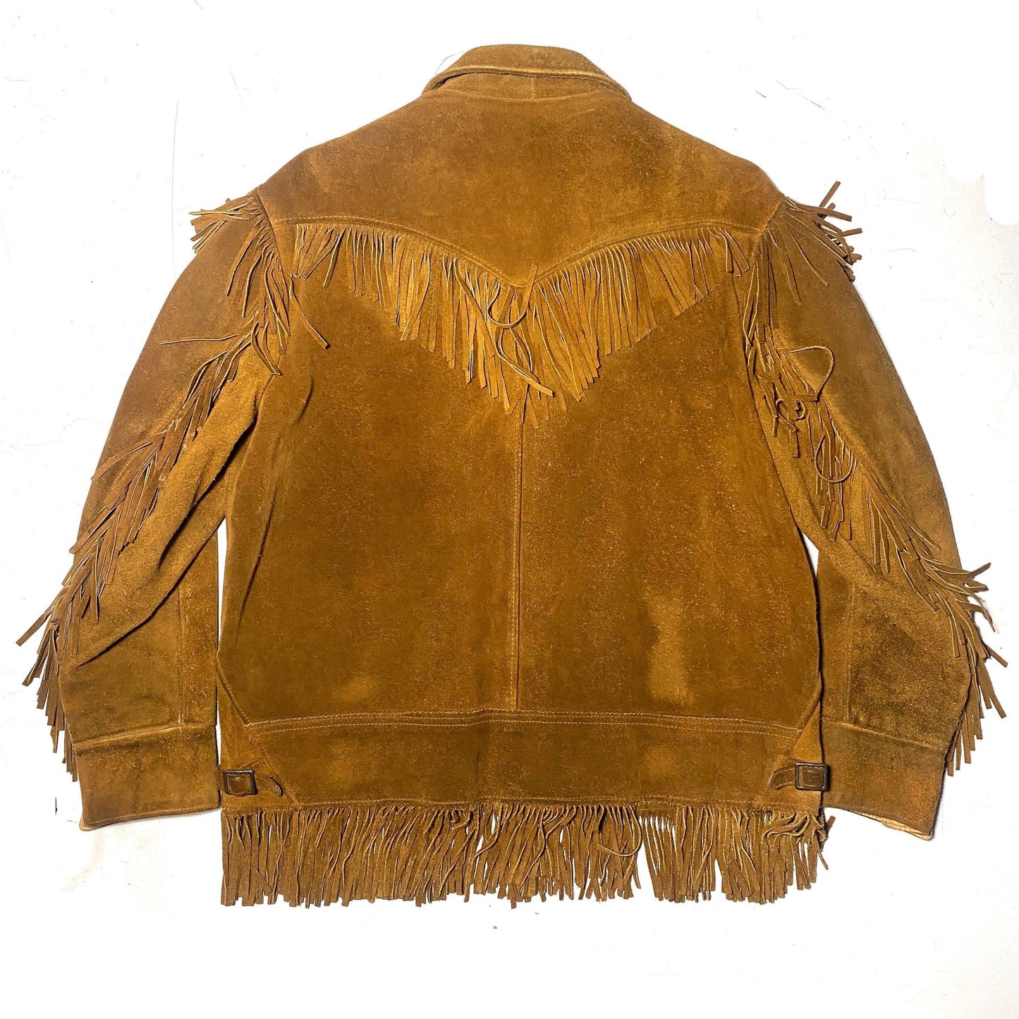 Schott bros NYC x James Dean Ltd edition western suede jacket with fringes, 80s USA great condition