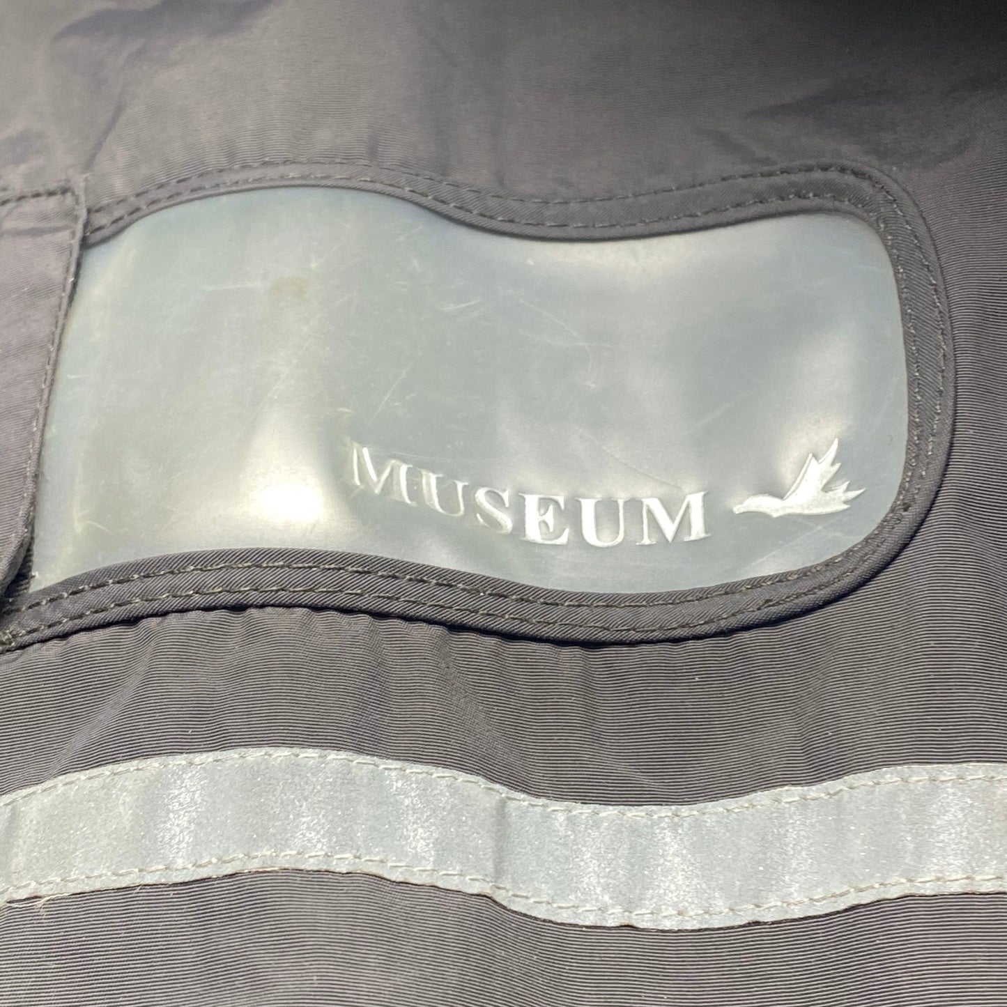 Museum Canadian guards technical nylon windbreaker jacket with reflective inserts, 90s mint condition